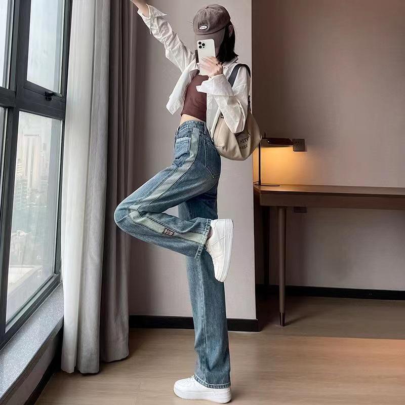 High-Waisted Wide-Leg Jeans for Petite Girls - Loose, Casual, and Drapey Summer Pants