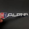 Металлическая эмблема с логотипом Alpina Car: Наклейка для украшения хвоста, боковой части или корпуса