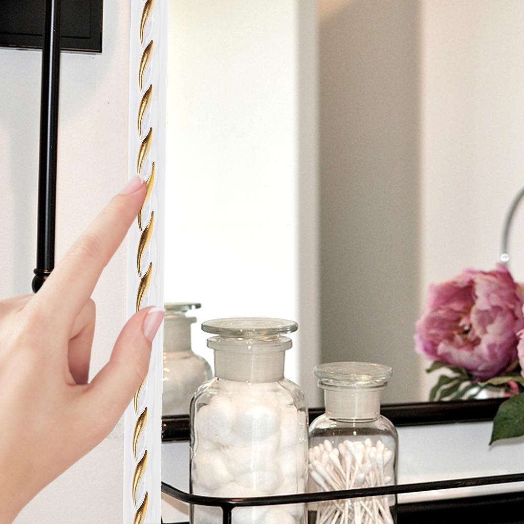 Flexible Self Adhesive Molding Edge Wall Ceiling Border Mirror Frame Decorative Strip Wall Stickers