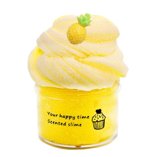 70 мл мягкие эластичные портативные игрушки для декомпрессии DIY фруктовая слизь цветная грязевая игрушка вечерние сувениры