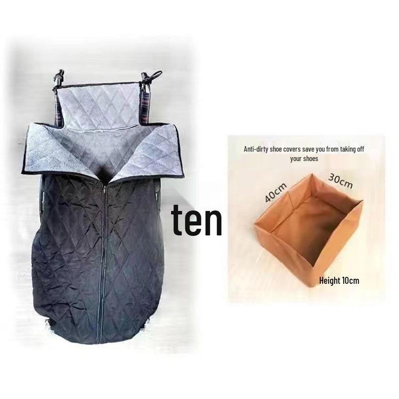 Пожилой Дорожный Плед: Зимнее ветрозащитное, морозостойкое толстое одеяло для использования на улице в инвалидной коляске