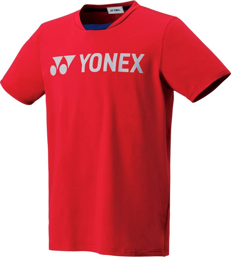 YONEX Tennis Unisex Dry 16416 Dark Size M T-Shirt (Fit Style) 239 Red,