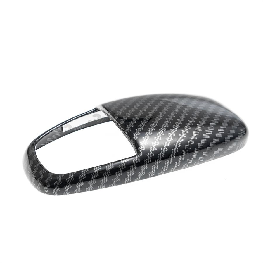 Carbon Fiber Look Gear Shift Knob Cover Trim For 2015+ Dodge Challenger Charger