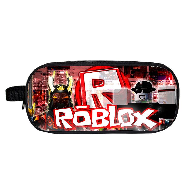 Двухъярусный пенал Roblox для школьников - Мультяшная модная канцелярская коробка