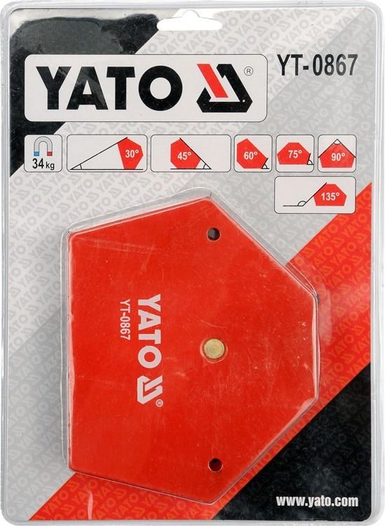 Welding magnetic angle 111x136x24 YT-0867 YATO