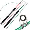 Fiberglass Long Cast Spinning Fishing Rod with Straight Handle
