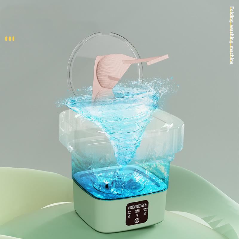 Новая мини-складная стиральная машина, портативная стиральная машина для студенческого общежития, маленьких носков, нижнего белья