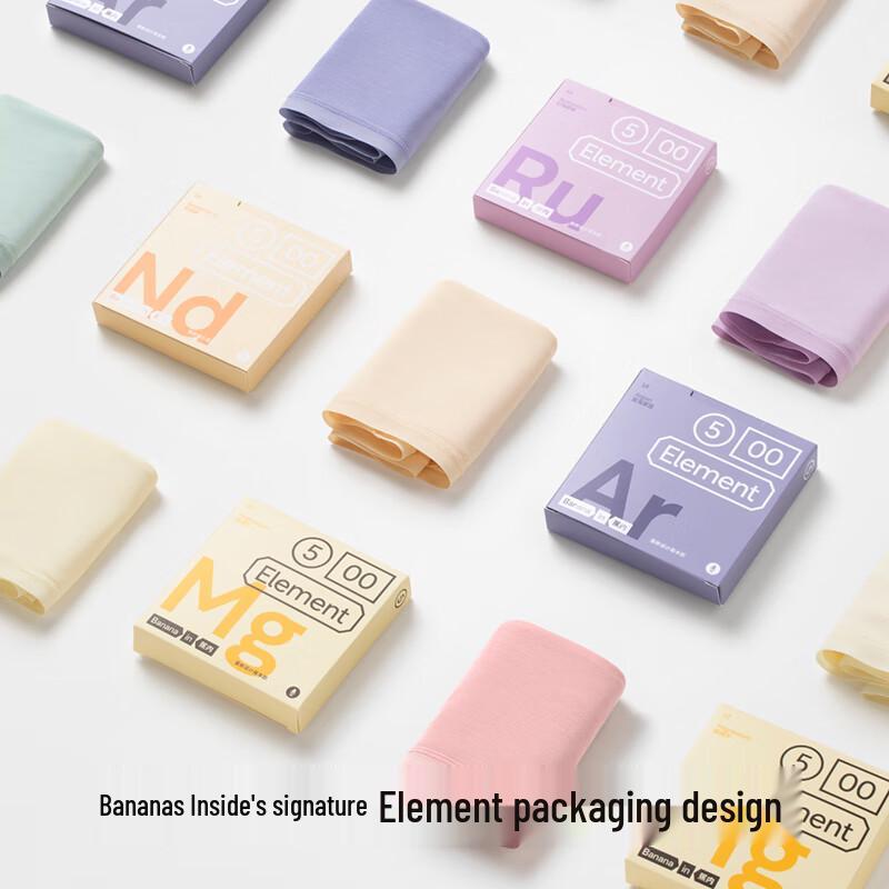 Bananain Silver Skin 500E Women's Modal Mid-Waist Briefs 3-Pack