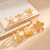 Ingemark 6Pcs/set Retro Starfish Flower Knuckle Rings Set for Women Bohemia Imitation Pearls Open Joint Ring Jewelry 2026 New