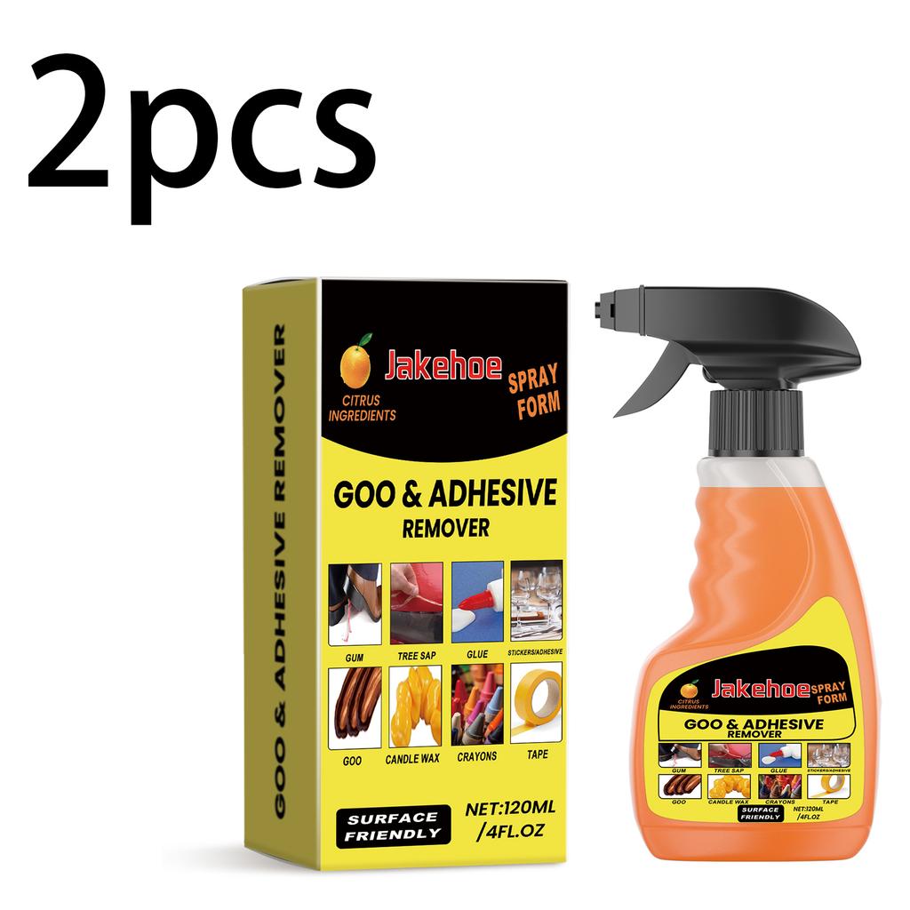 Jakehoe All Purpose adhesive glue remover Sticky Residued Remover Spray Auto Car Sticker Car Glass Label Cleaner Adhesive Glue S