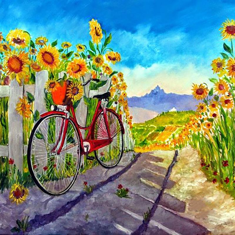 Цветочный DIY 5D алмазная живопись полный круглый дрель цветок Алмазная вышивка крестиком мозаика наборы настенное искусство домашний декор