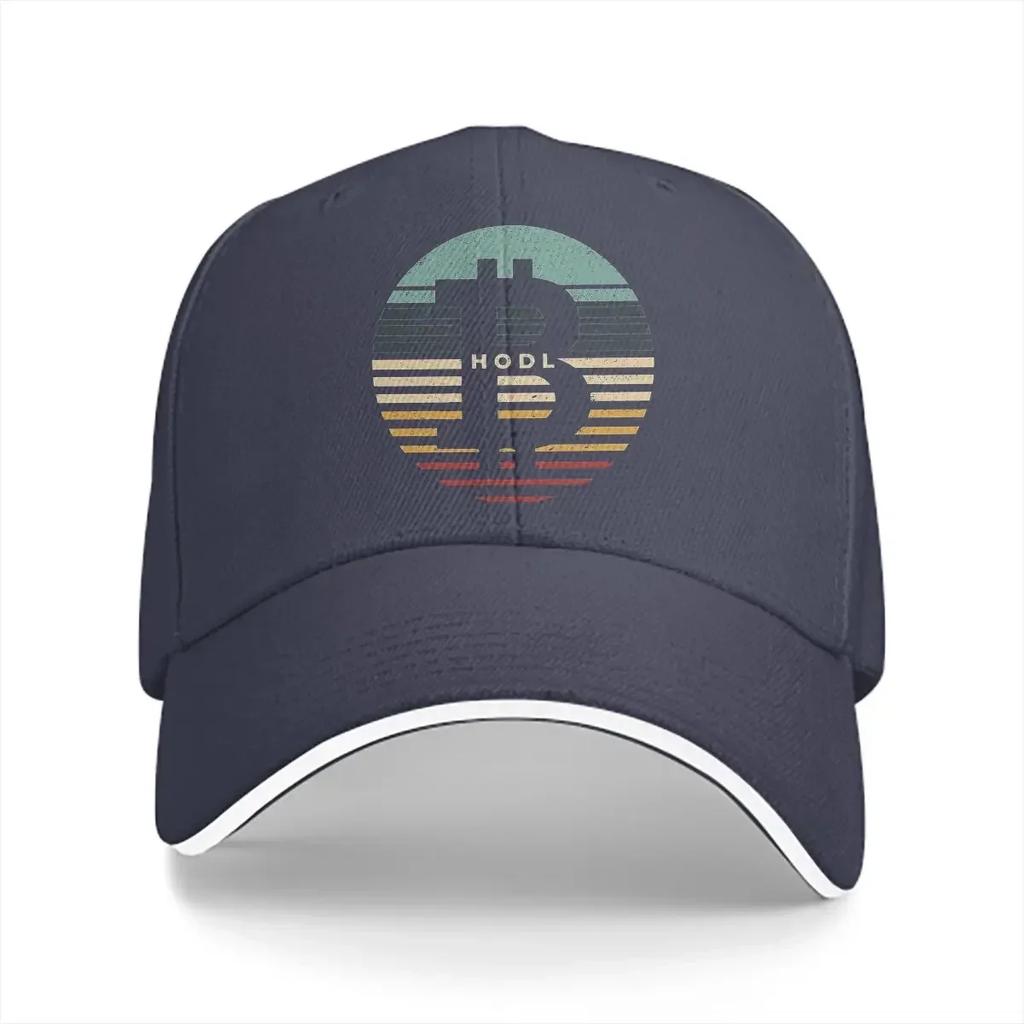HODL Chiffon Baseball Cap Men Hats Visor Protection Snapback Bitcoin Cryptocurrency Meme Gifts Caps