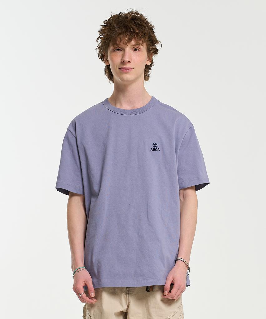 AECA Everyday Aeca Clover Half Sleeve Tee-Purple