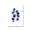 Abstract Watercolor Flower Poster Ink Blue Leaf Canvas Painting Minimalist Art Printing Modern Mural Living Room Decoration
