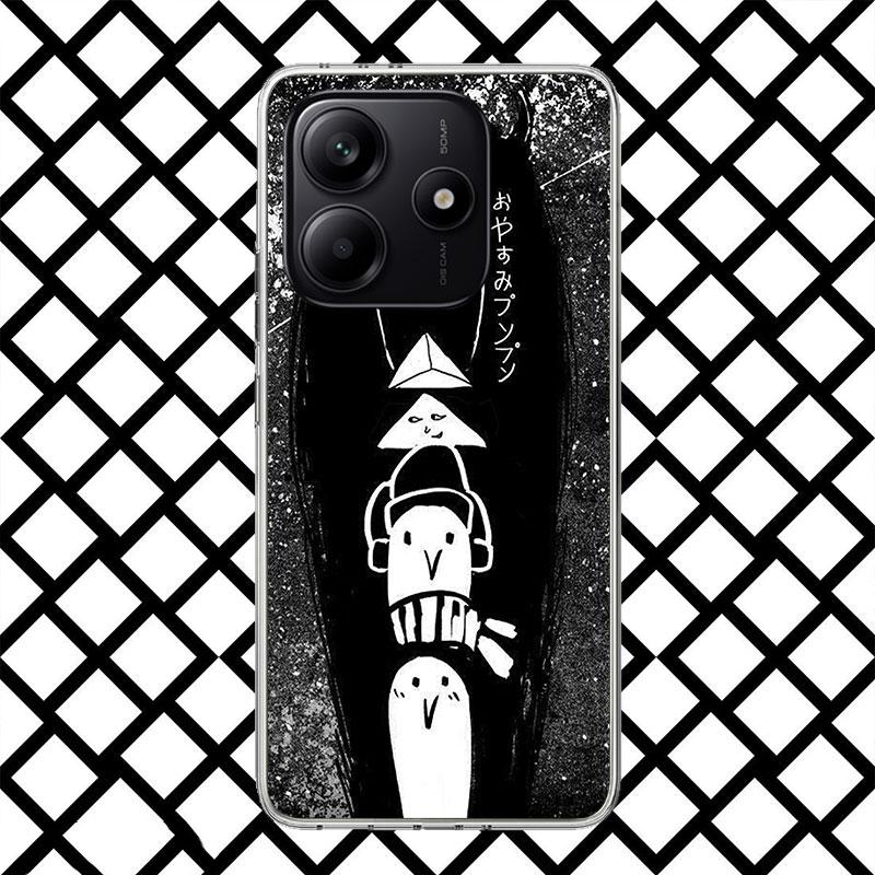 Чехол для телефона Oyasumi Punpun для Xiaomi Redmi Note 15 14 14S 13 12 12S 11 Pro Plus 11E 11T 11S 10S 5G Мягкий чехол Fundas Redmi Note