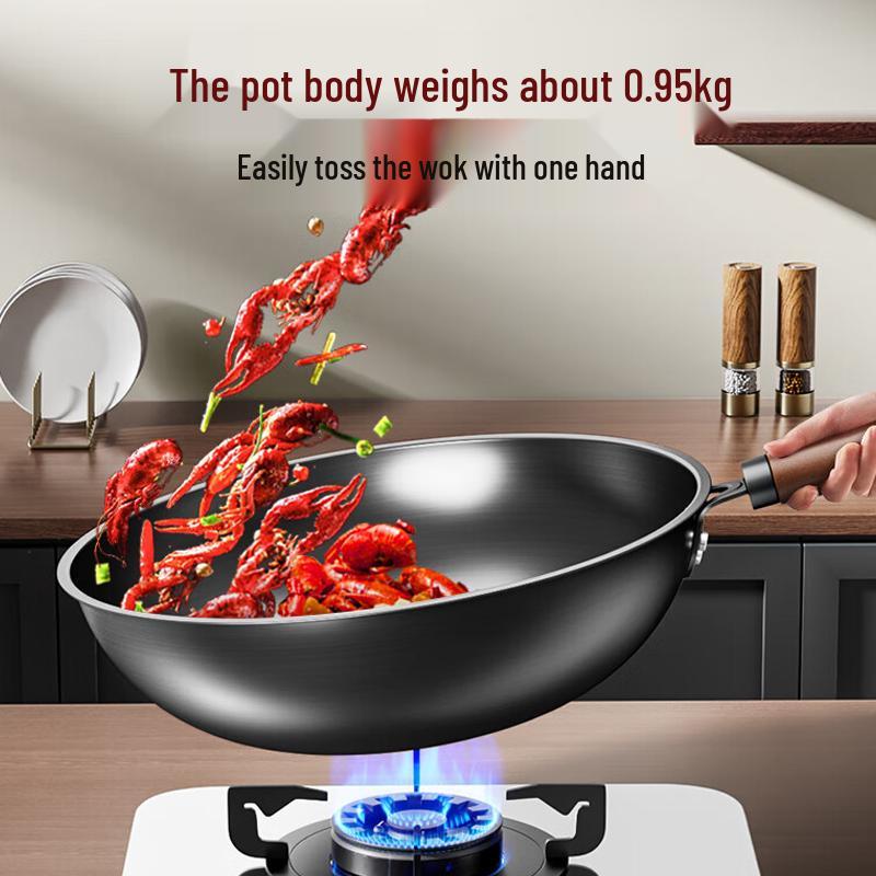 Kobach Nitrided Iron Wok