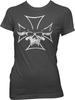 Футболка унисекс Danzig Cross Skull Juniors Top Live Nation Merch