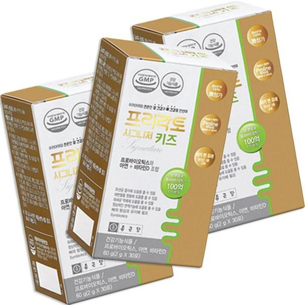Chong Kun Dang Health 10 Billion Kids Proline Lactic Acid Bacteria Free Lacto 90 Packets