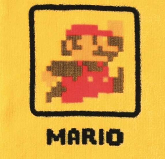 Marushin Bath Nintendo 60 X 120 Dot 4485003900 Towel, Mario, Cm, Icon, 100% Cotton,