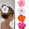 4 шт. популярный гибискус EVA имитация гибискуса гавайский цветок свадебный нагрудный цветок головной убор аксессуар сухой цветок заколка для волос