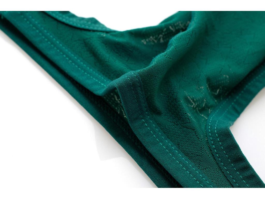 Мужские трусы-стринги с низкой посадкой, U-образным карманом для поддержки, дышащие