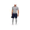 Under Armour HeatGear Compression Solid Crew Neck T-Shirt Men Tops Mod-Gray 1353449-011