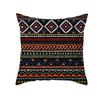 New Bohemian Colorful Geometric Pattern Short Plush Pillowcase Ethnic Style Retro Pillowcase Cushion
