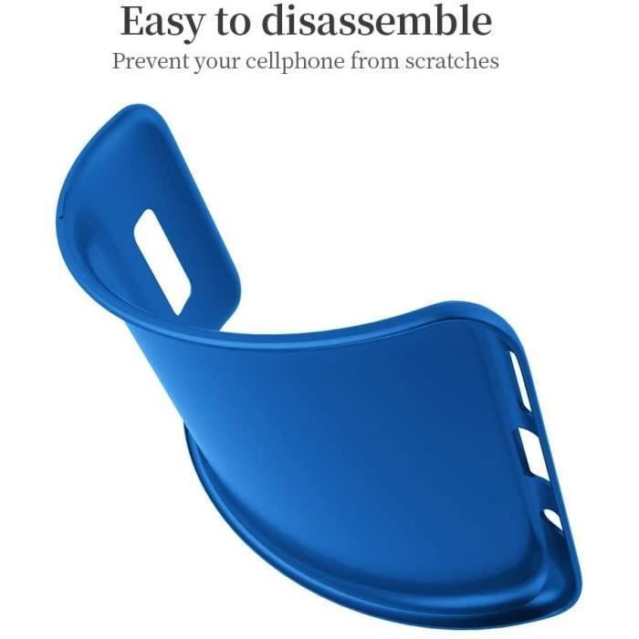 Coque de Protection - PROSHOP - Souple - Bleu - Pour Samsung Galaxy S20 - 2 Verres Trempés