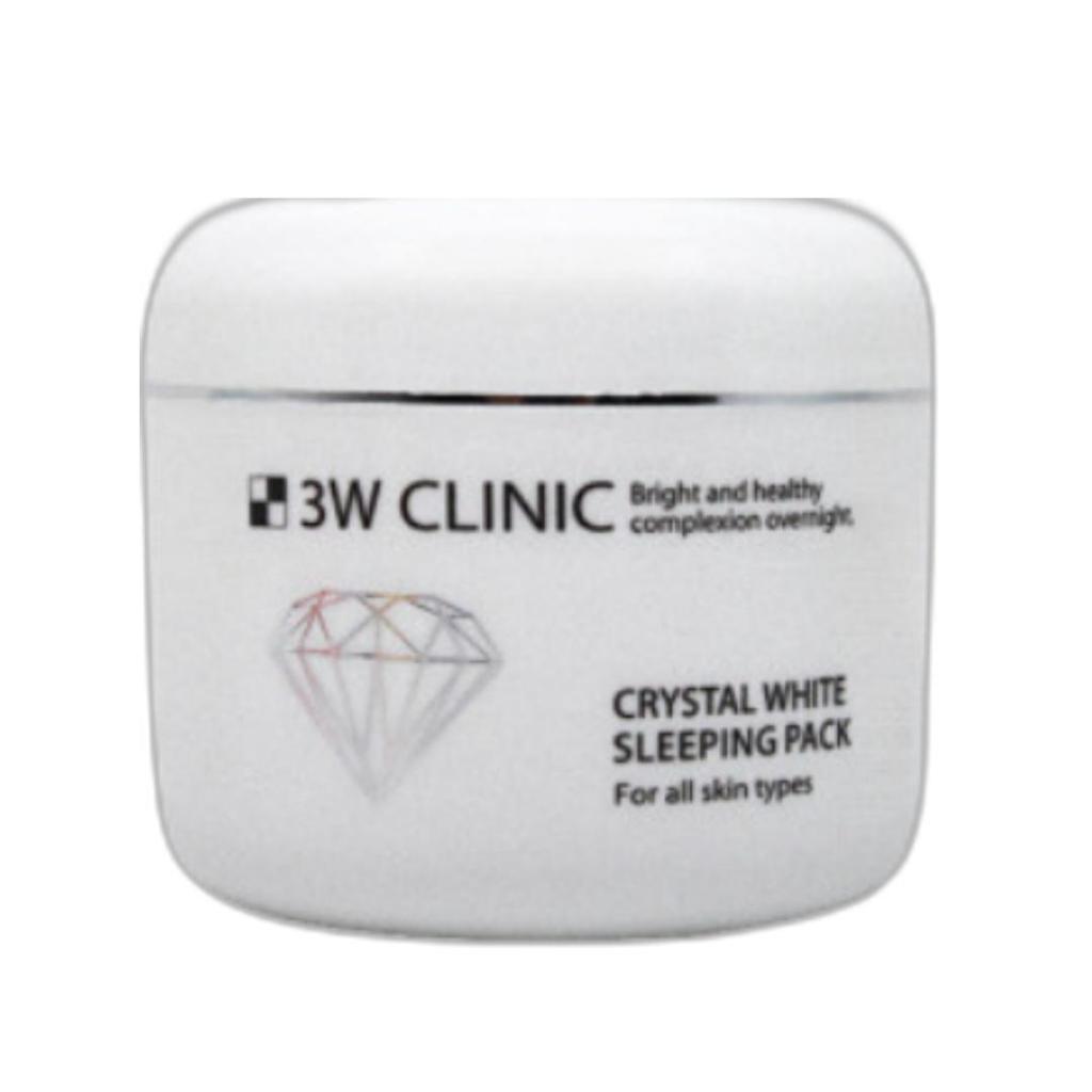 3W Clinic Sleeping Pack 100ml Water, Collagen, Snail, and White 4 Types of Sleeping Pack