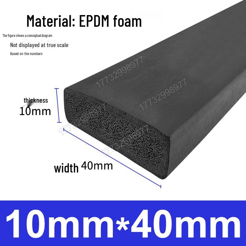 Черная EPDM Пористая Резиновая Полоса для Герметизации Морского, Механического, Электрического Шкафа и Коробки