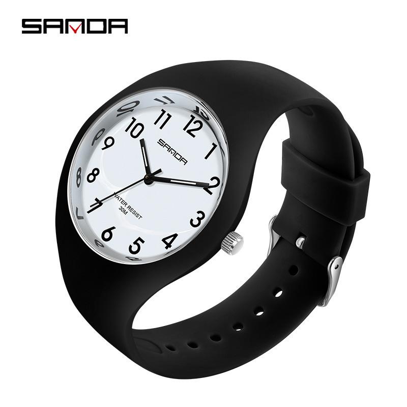 Sanda Jelly Series Jelly Series Watch Fashionable Small Fresh Quartz Watch Small Waterproof Men And Women