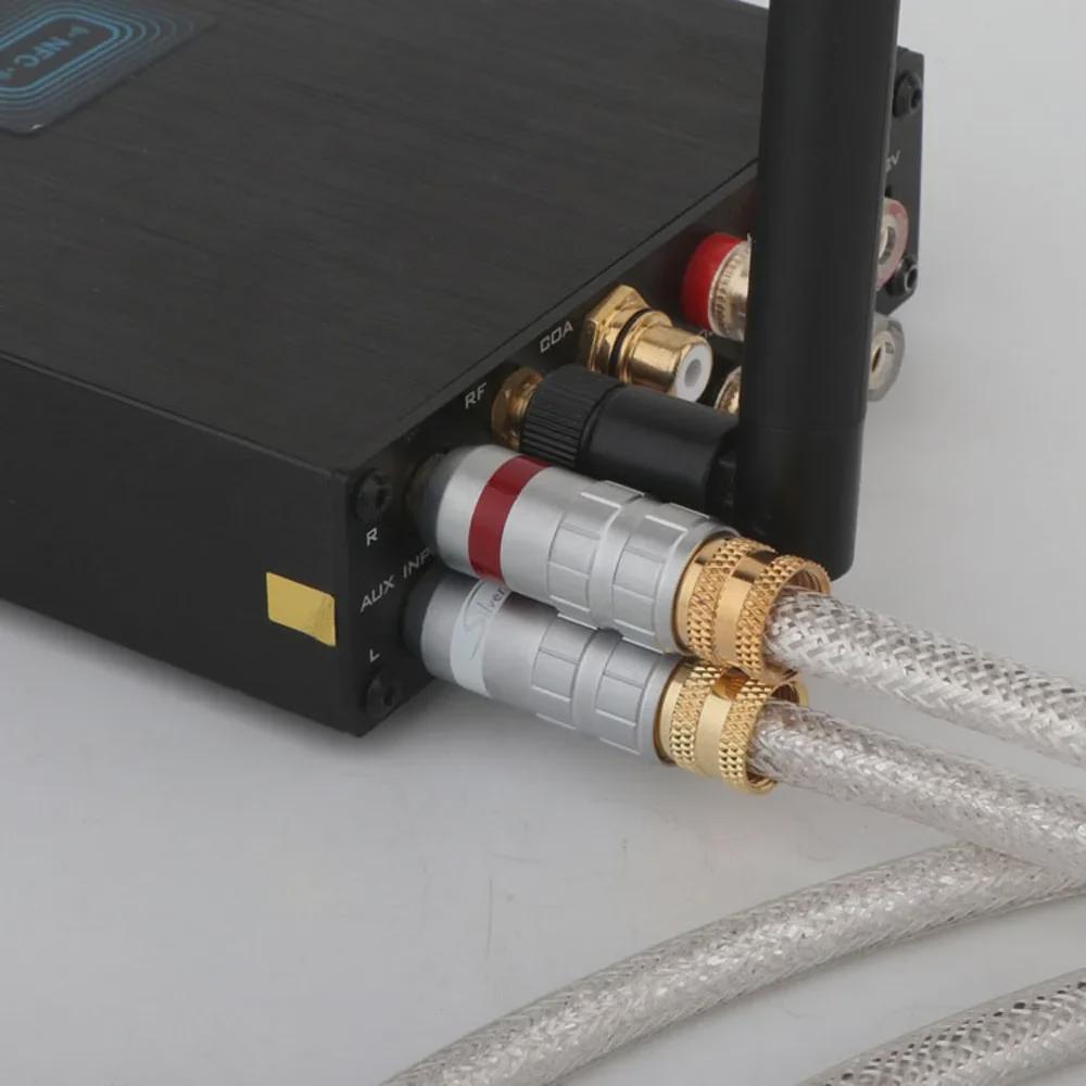 Preffair X407 OCC Silver-Plated RCA HiFi Signal Line