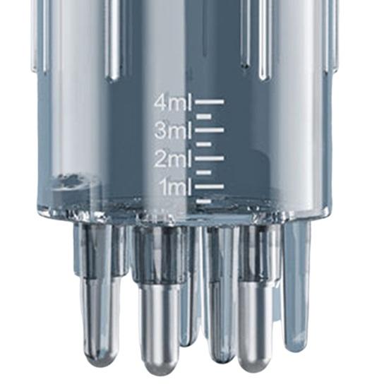 3ML Hair Oil Applicator with Precise Scale Scalp Massage Applicator Comb Clear Portable