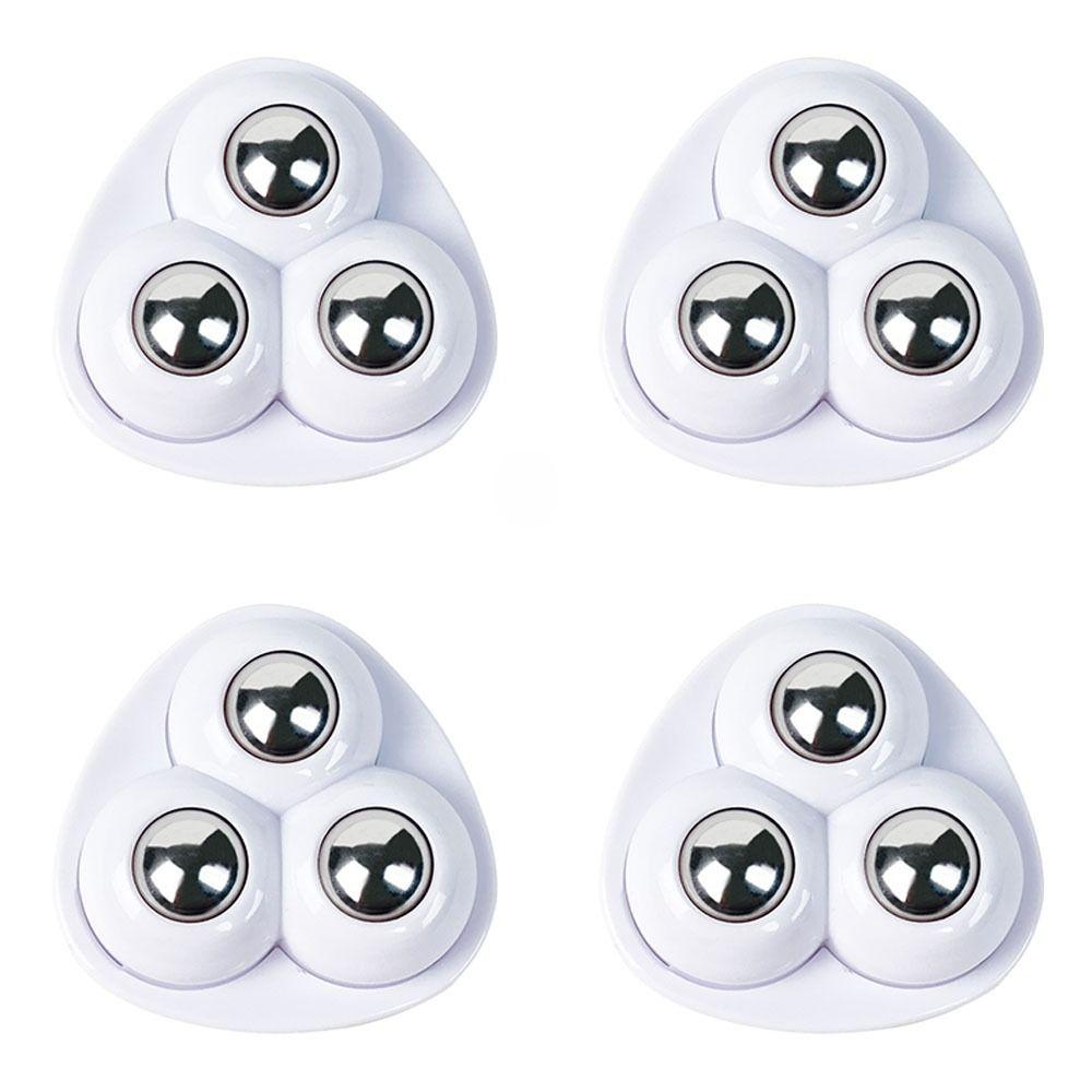 Мини-колесики на клейкой основе, колесо с вращением на 360°, липкий поворотный ролик, универсальное самоклеящееся колесо