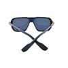 RSINC Unisex Designer Sunglasses UVProtection Vintage Square Black Grey KH-2304 B0DKJMW56J