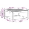 Outdoor Natural Table 79 x 79 x 37 cm