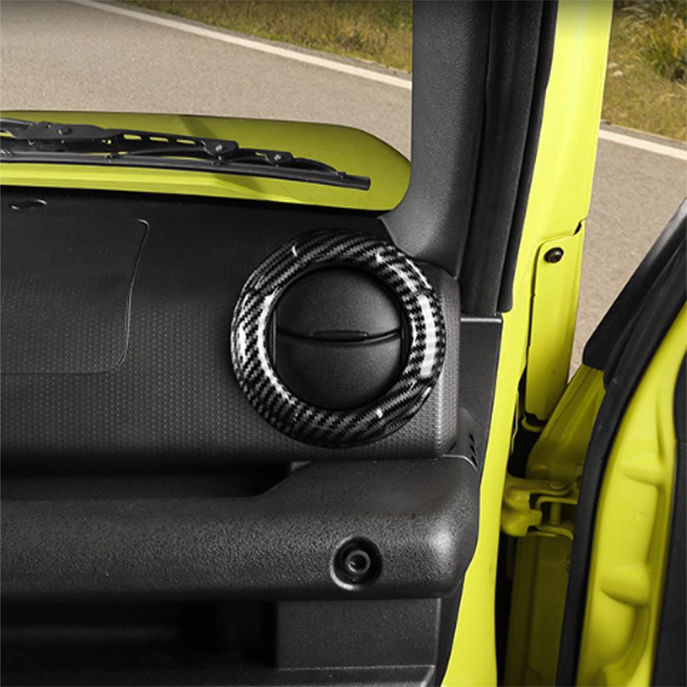 Для Suzuki Jimny 2018-2025 Декоративное кольцо на воздуховод автомобиля Защита от царапин Износостойкий Защита салона Декор из АБС-пластика Автоаксессуары