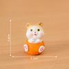 Mini Cute Orange Cat Micro Landscape Ornament For Car Dashboard Home Room Desktop Decoration Gift