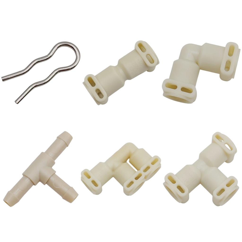 Соединитель для кофемашины Тройной интерфейс Двусторонний соединитель