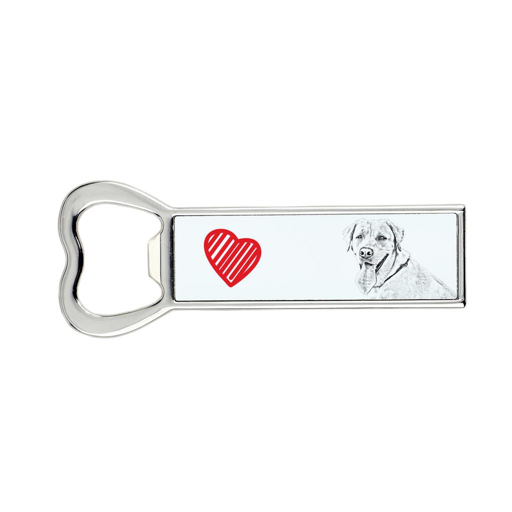 Labrador Retriever I - Otwieracz Do Butelek Z Psem, Personalizowany Otwieracz Na Lodówkę, Wyjątkowy Upominek Dla Mężczyzny Marki Art-Dog