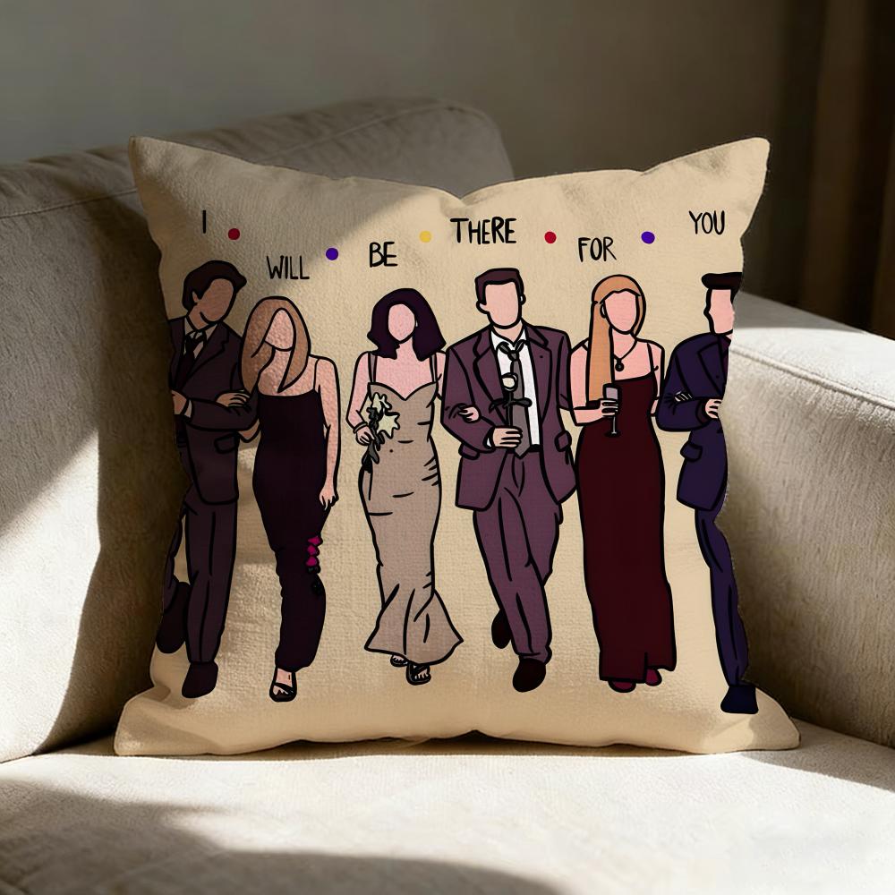 Ffriends Moive Pillow Case Pillowcase Doublesided Printed Sofa Cushion Bedroom Headboard Pillow