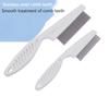 Professional Flea Comb for Dogs and Cats, Effective Grooming Tool for Removing Fleas and Ticks,Steel Needle Comb, Comb for Removing Hair