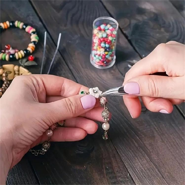 Многофункциональный набор плоскогубцев для ювелирных изделий Прочный стальной набор инструментов Практичный аксессуар для элегантных дизайнов и работы по изготовлению ювелирных изделий