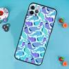 Чехол для телефона с китовыми акулами Для iPhone 17 Air 14 16 15 11 12 13 Pro Max 12 13 mini 15 16 Plus 16e Чехол Funda