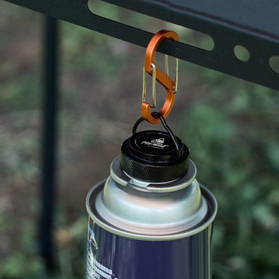 Магнитная крышка газового баллона из алюминиевого сплава, крышка адаптера для баллона с бутаном, портативная герметичная крышка для газового баллона для кемпинга и барбекю