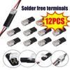 2pin Pluggable Wire Connector Auto Splice Electrical Cable Crimp Terminals Waterproof Car Quick Wire Connector for 18-22AWG Wire