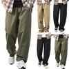 New Men's Casual Pants Summer  Loose Straight Leg Overalls Fashion  All Matching Pants
