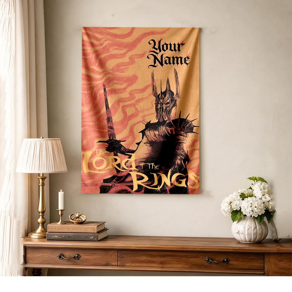 Lord Rings Custom Wall Tapestry Cozy Personalized Tapestry Easy to Hang Perfect for Bedroom Wall Ideal for All Seasons Gifts For Family Or Friends