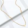 Простое и универсальное маленькое любовное милое и крутое ожерелье с покрытием из высококачественной ключичной цепочки, милое женское украшение