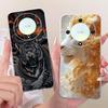Soft Clear Silicone Casing For Honor X9B X9A Phone Case HonorX9A X 9B Back Cover Cartoon Cat Dragon Flower Butterfly Pattern